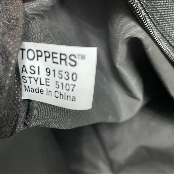 Toppers Bridesmaid Michelle Black Red and White Tote Bag - Picture 5 of 10